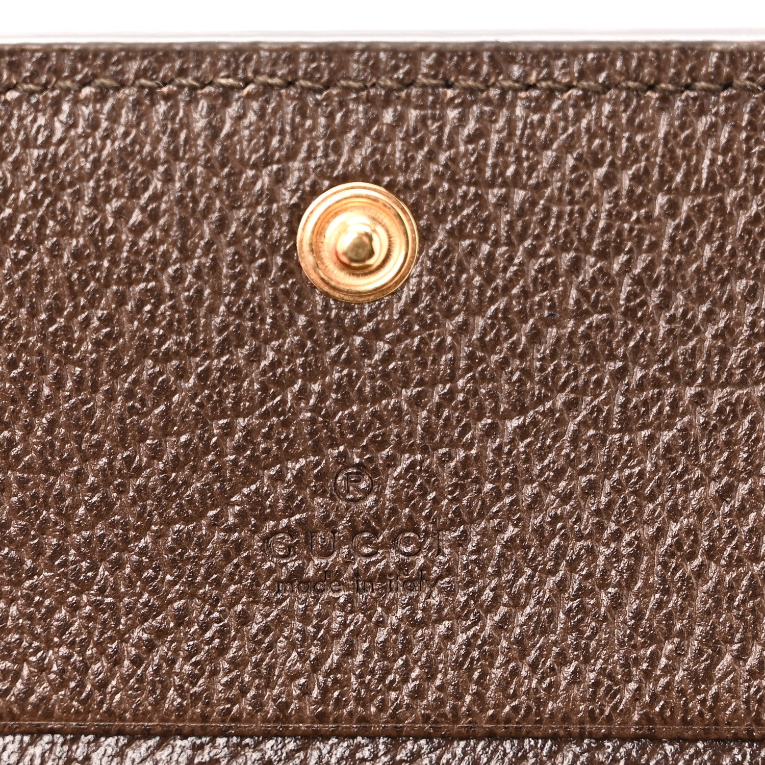Gucci GG Supreme Monogram Web Ophidia Card Case Beige New Acero 7 of 9