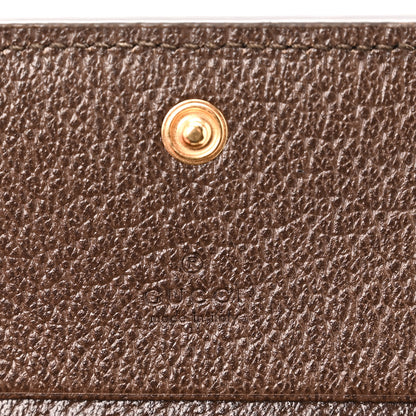Gucci GG Supreme Monogram Web Ophidia Card Case Beige New Acero 7 of 9