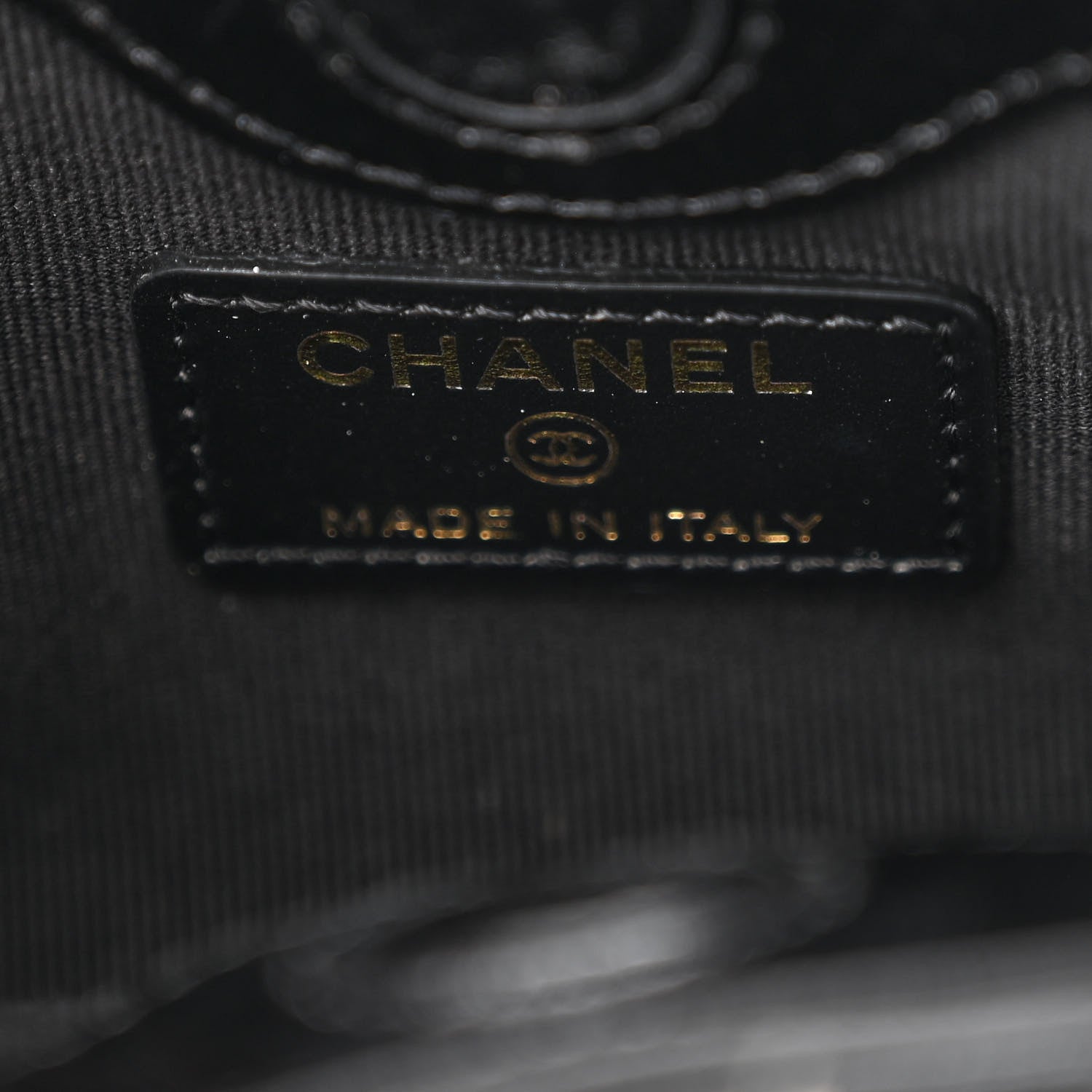 Chanel Shiny Lambskin Quilted Micro 31 Clutch With Chain Black 6 of 11