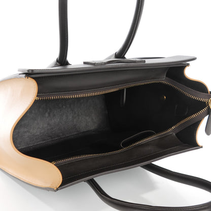 Celine Satin Calfskin Micro Tri-Color Luggage Peacock 6 of 8