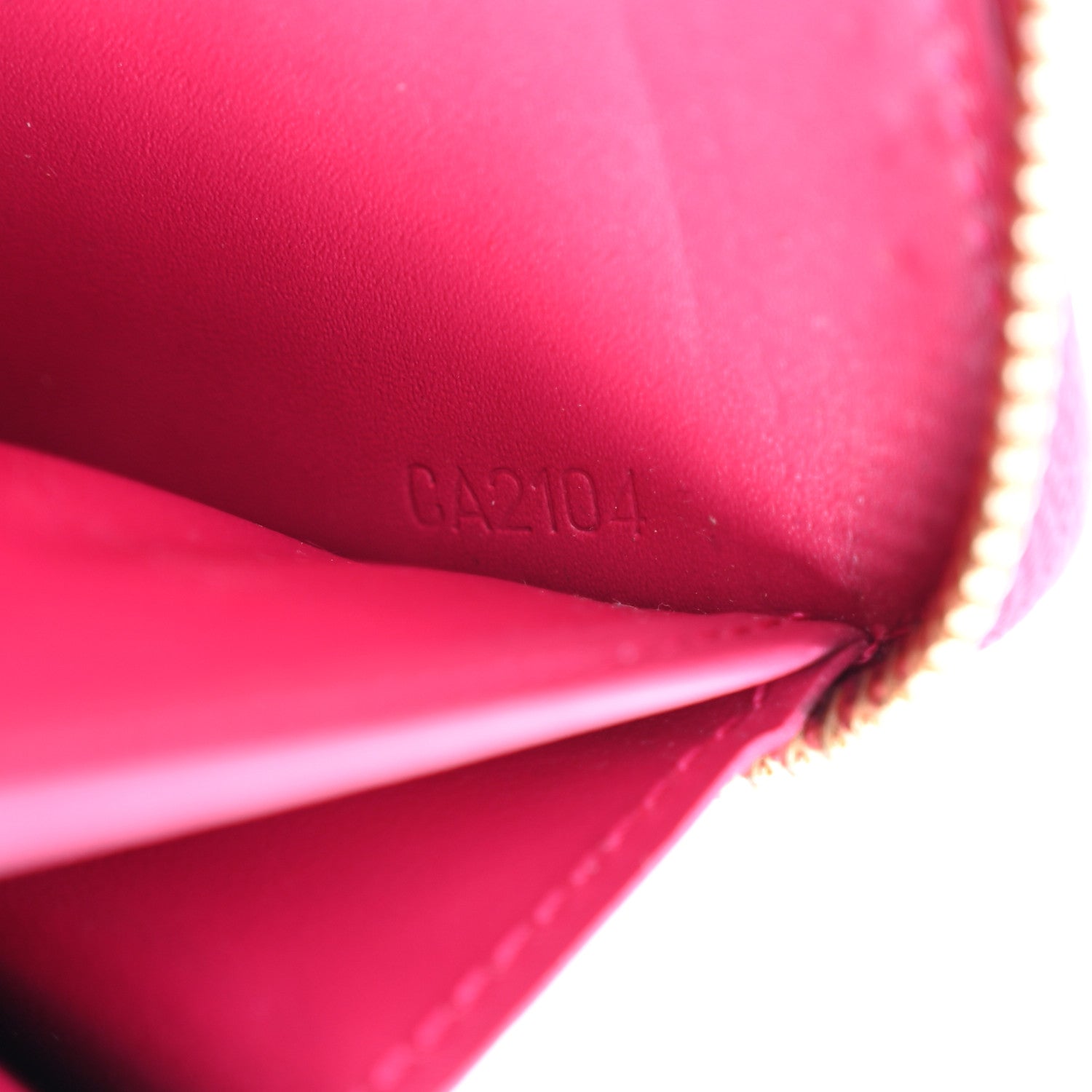 Louis Vuitton Vernis Zippy Wallet Fuchsia 7 of 12