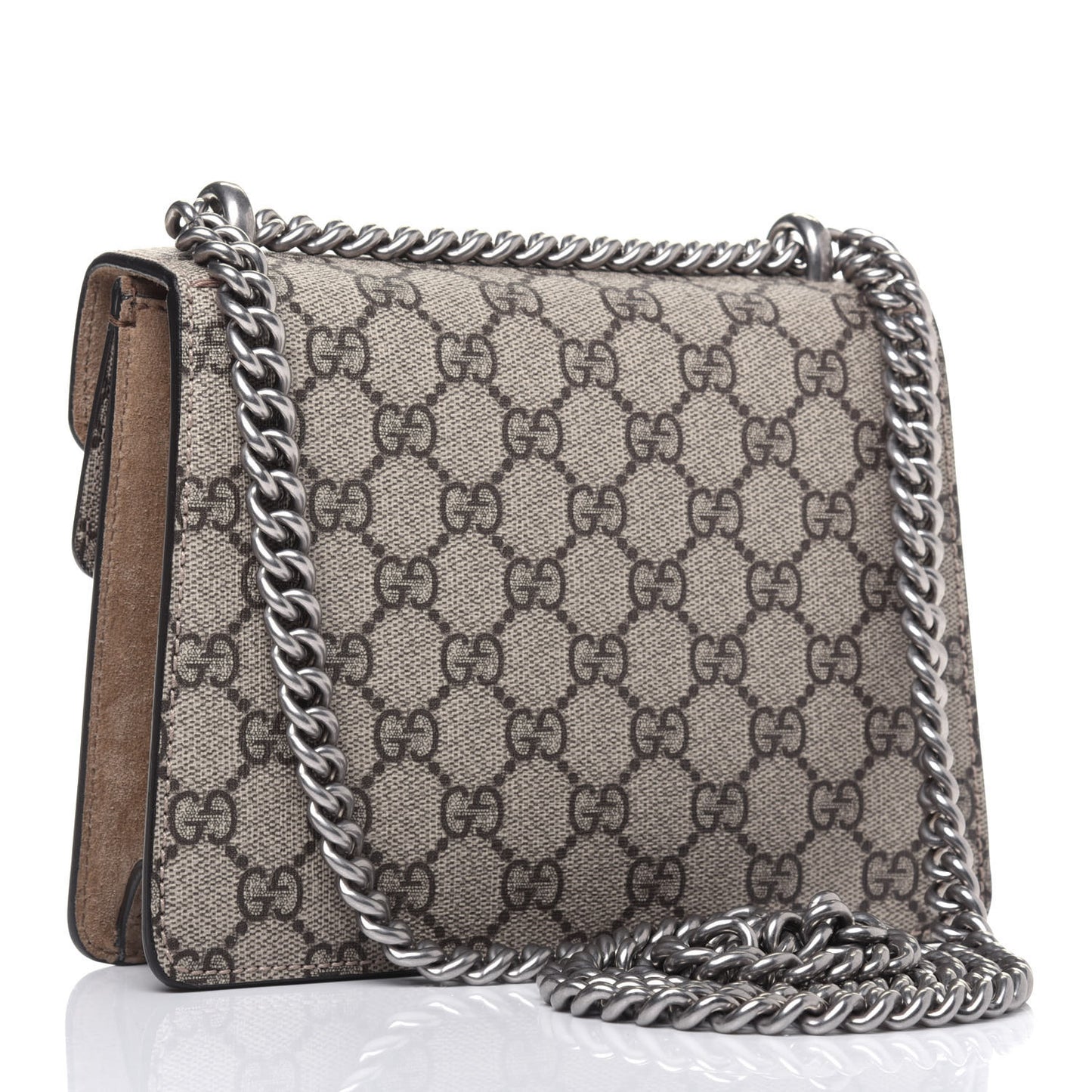 GG Supreme Monogram Mini Dionysus Shoulder Bag Taupe