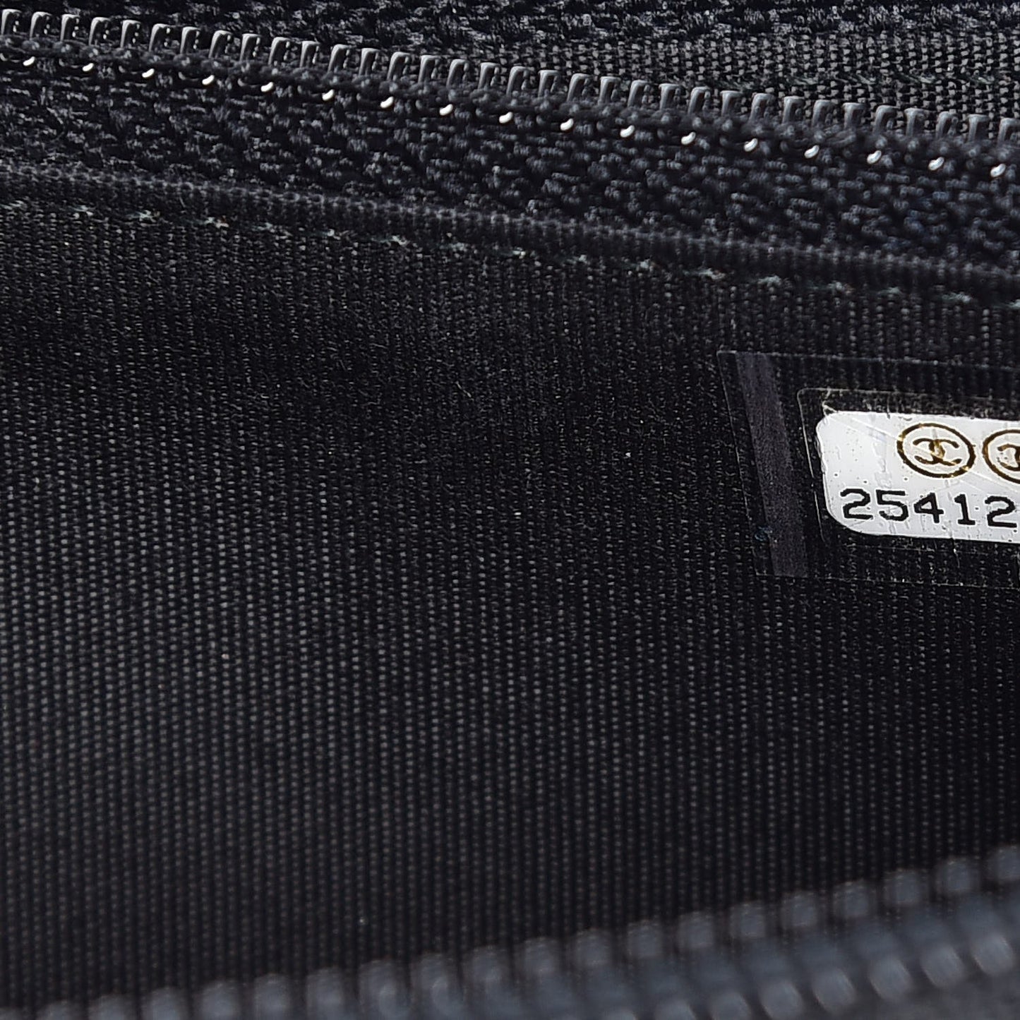 Caviar Quilted Small Boy Zip Around Wallet Black