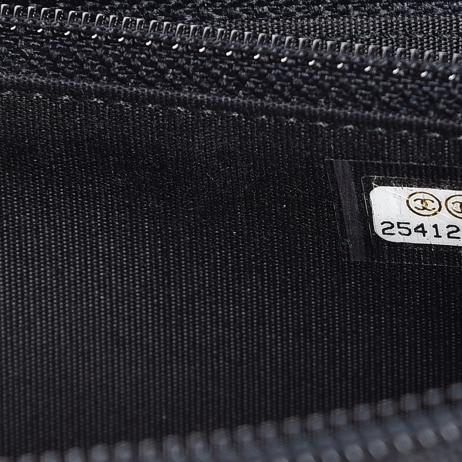 Chanel Caviar Quilted Small Boy Zip Around Wallet Black 8 of 9