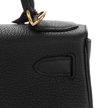 Hermes Togo Kelly Retourne 28 Black 14 of 23