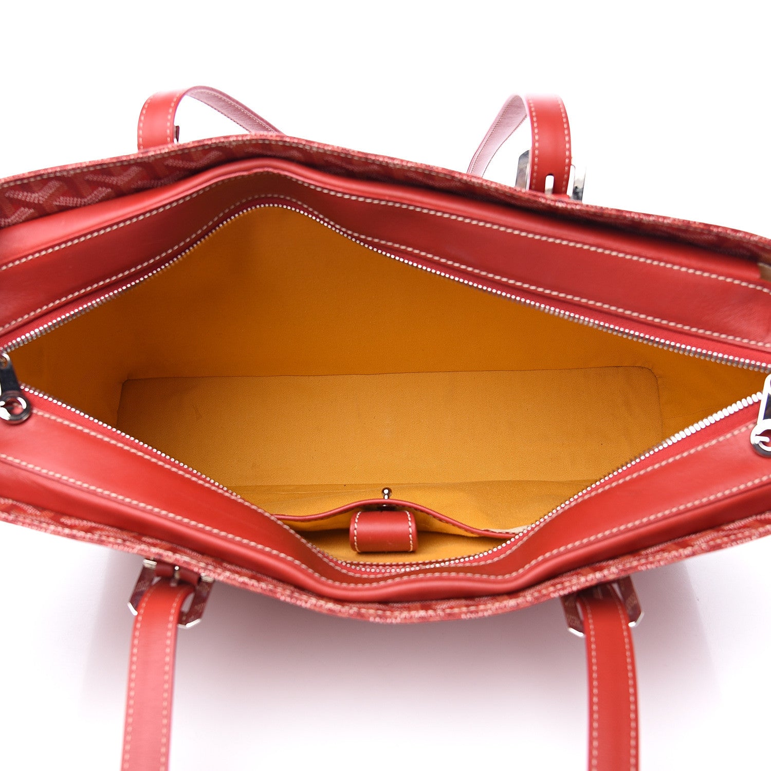 Goyard Goyardine Sac Marie Galante GM Red 4 of 8