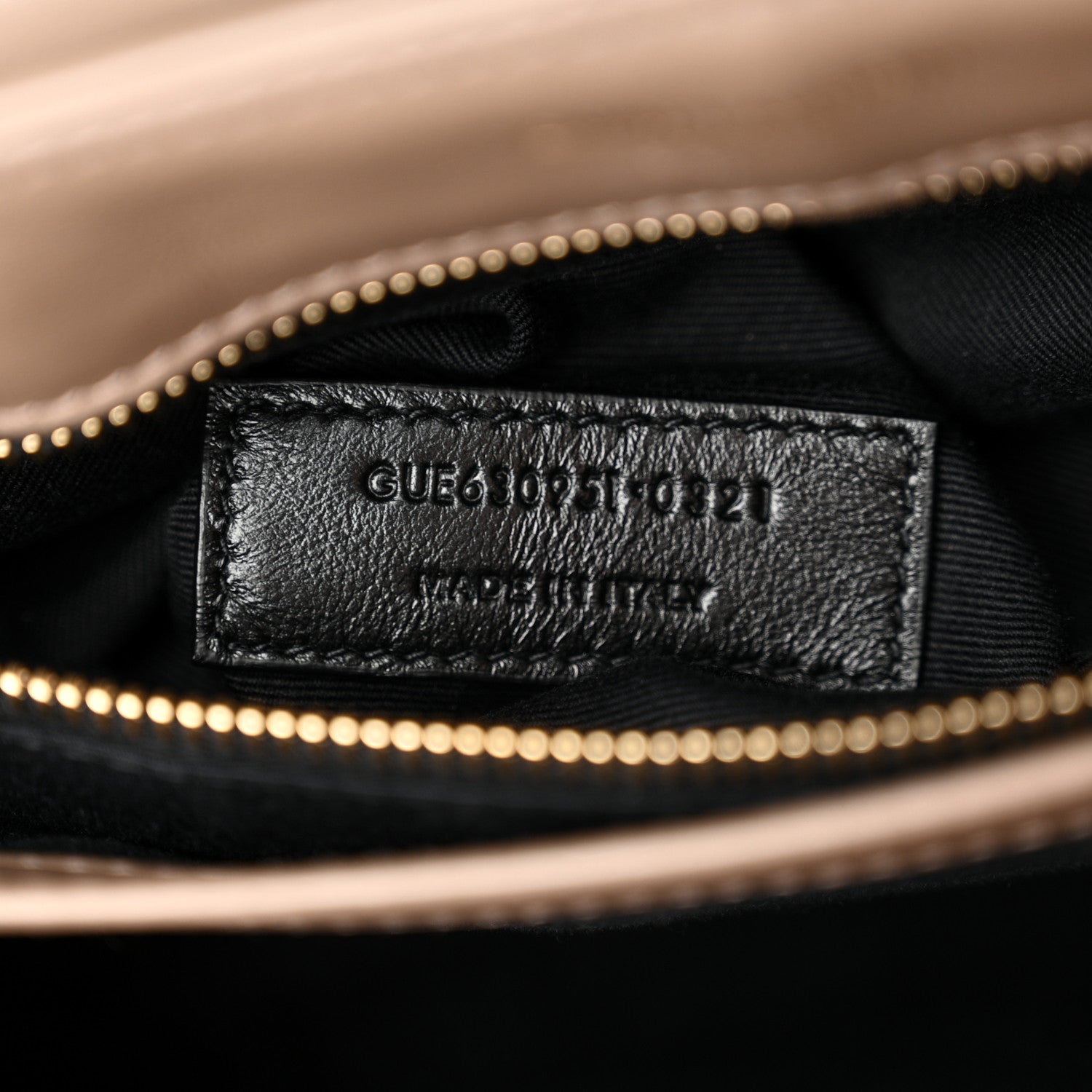 Saint Laurent Calfskin Y Quilted Monogram Toy Loulou Crossbody Bag Taupe 7 of 10