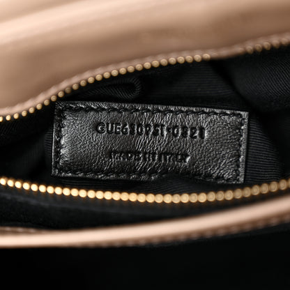 Saint Laurent Calfskin Y Quilted Monogram Toy Loulou Crossbody Bag Taupe 7 of 10