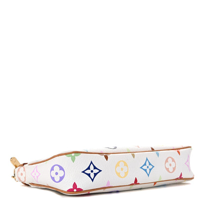 Louis Vuitton Monogram Multicolor Pochette Accessories White 4 of 17