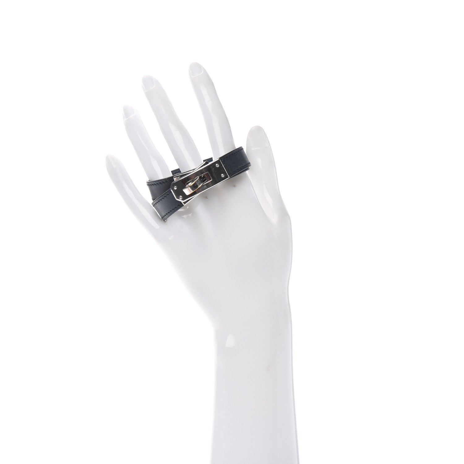 Hermes Chamonix Kelly Double Tour Bracelet T3 Black 2 of 5