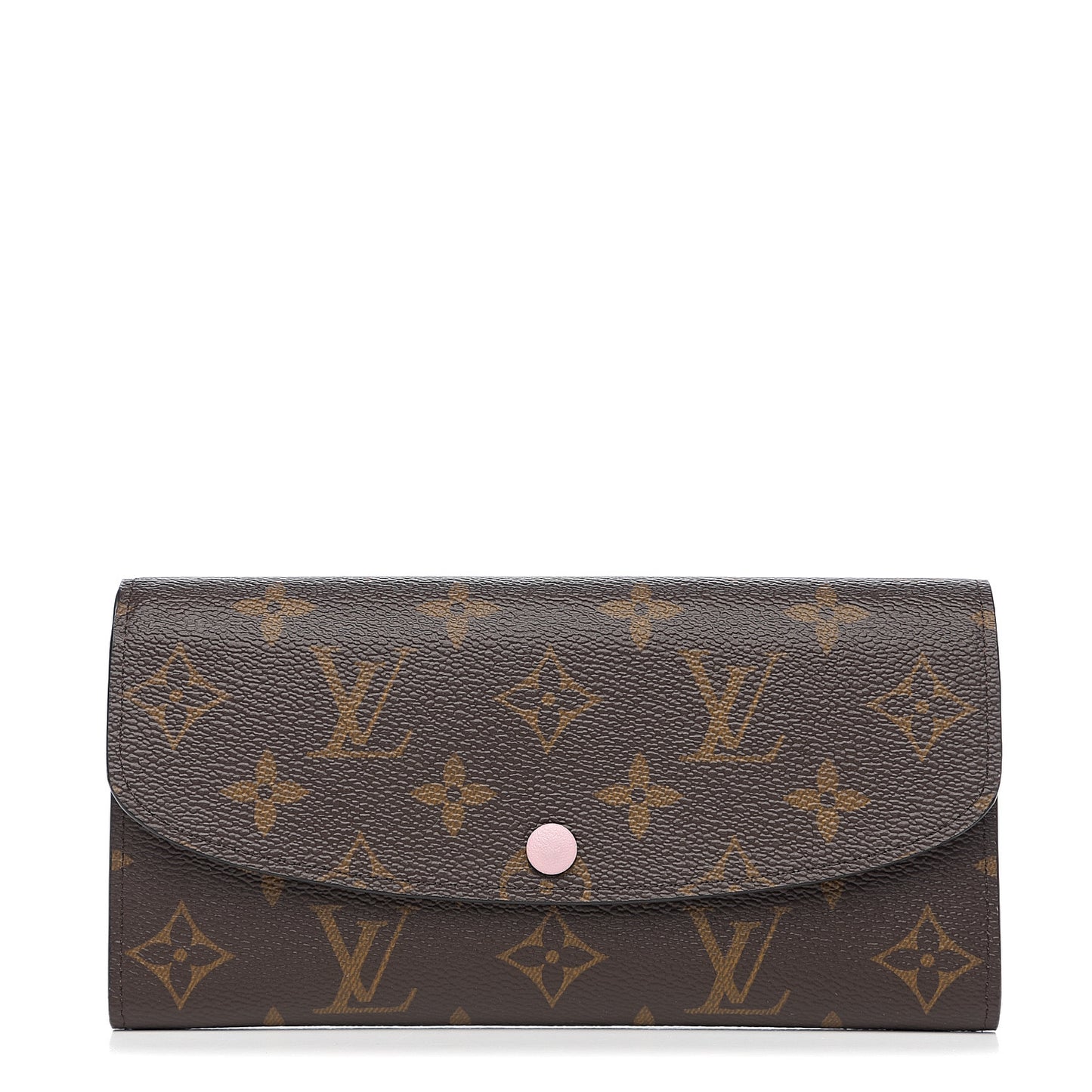 Monogram Emilie Wallet Rose Ballerine