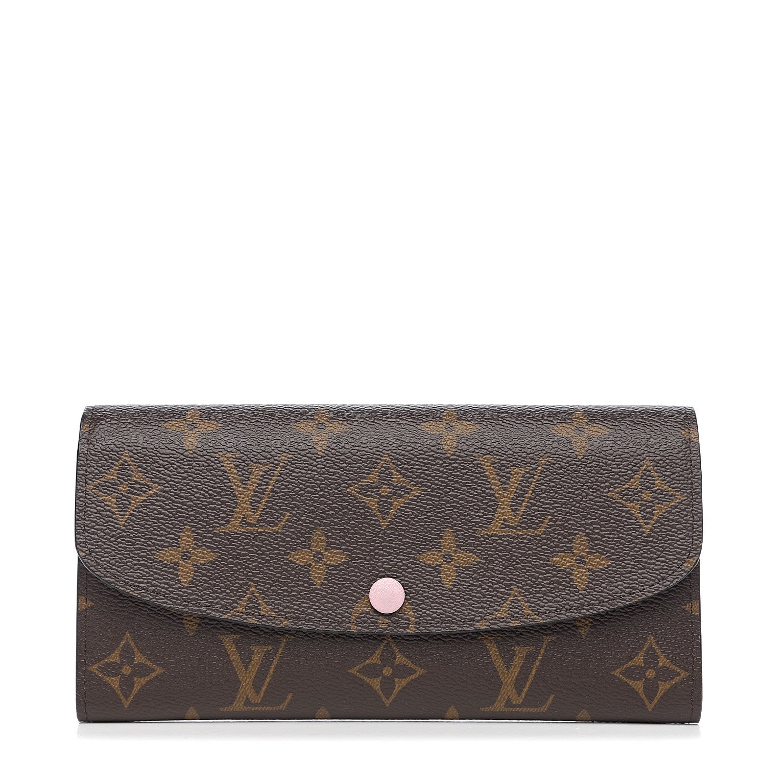 Louis Vuitton Monogram Emilie Wallet Rose Ballerine 1 of 6