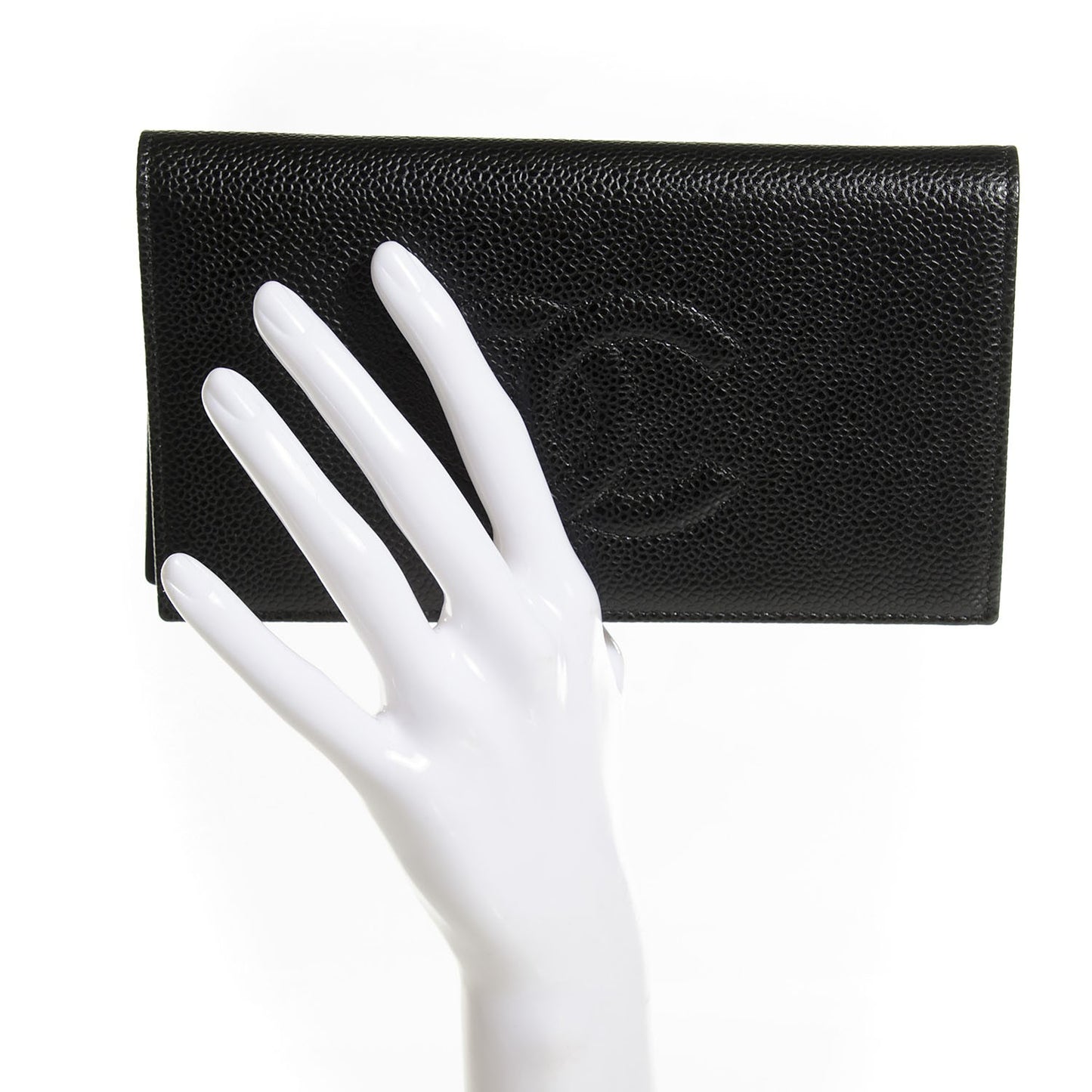 Caviar Timeless CC Yen Wallet Black