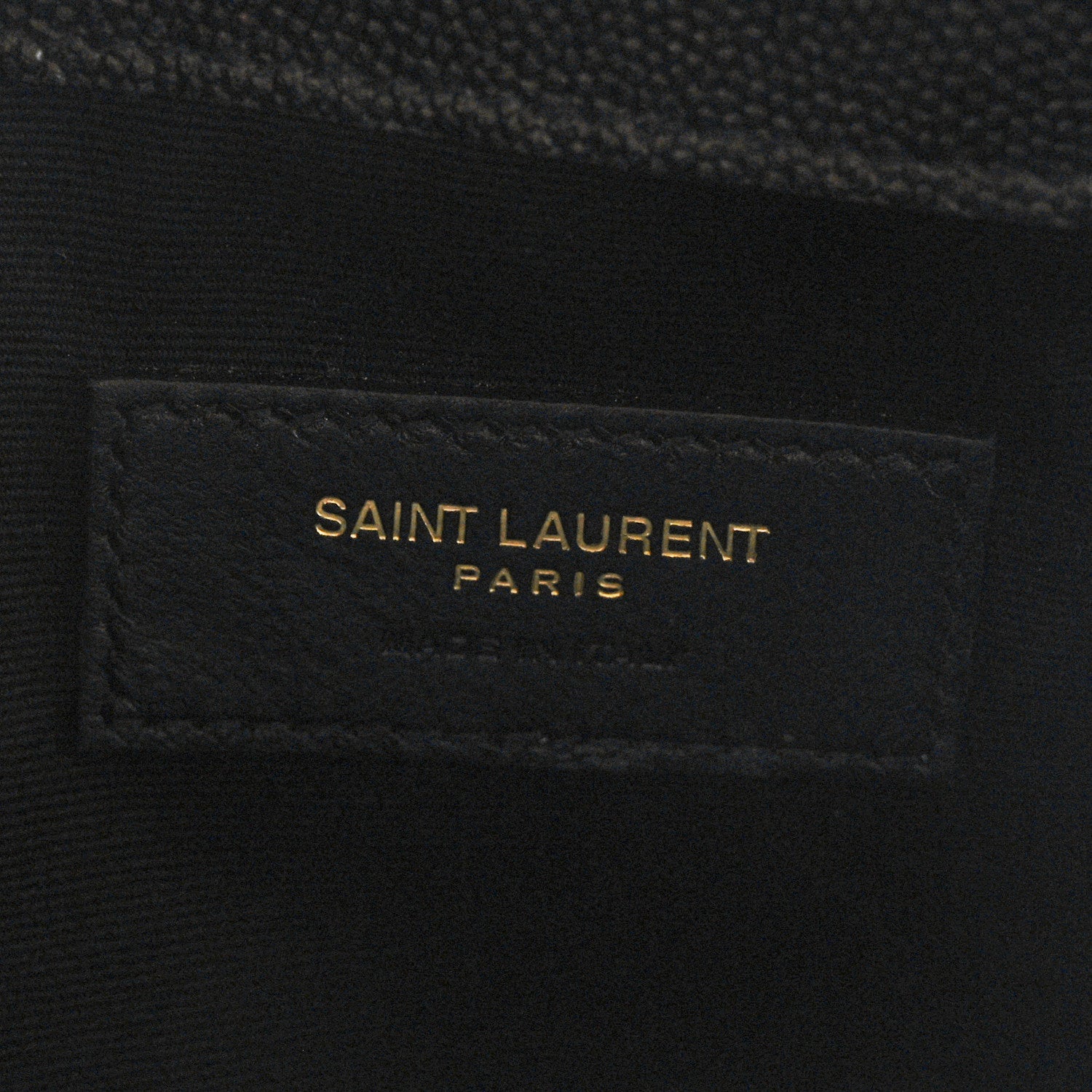 Saint Laurent Grain De Poudre Uptown Pouch Black 5 of 6