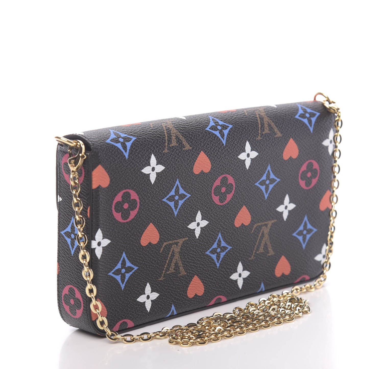 Game On Felicie Chain Wallet Black