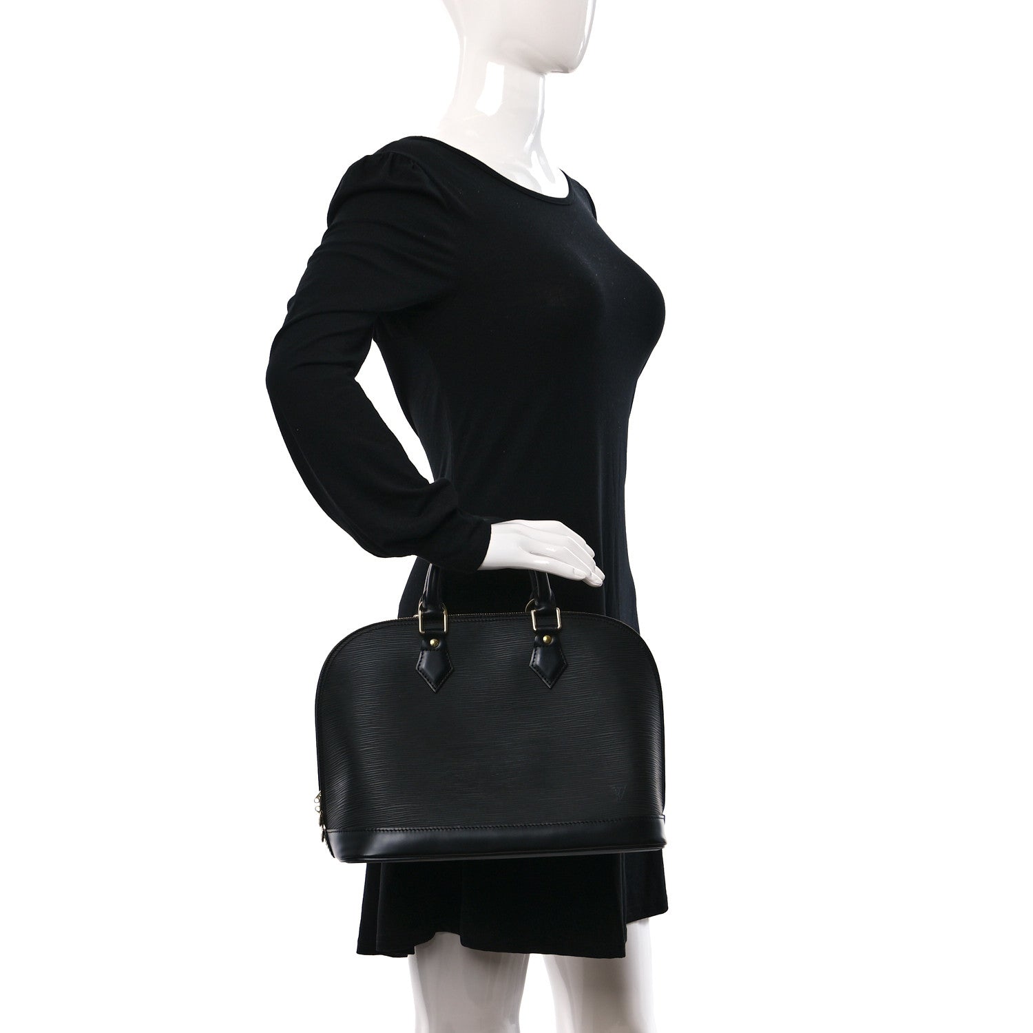 Louis Vuitton Epi Alma PM Black 2 of 8