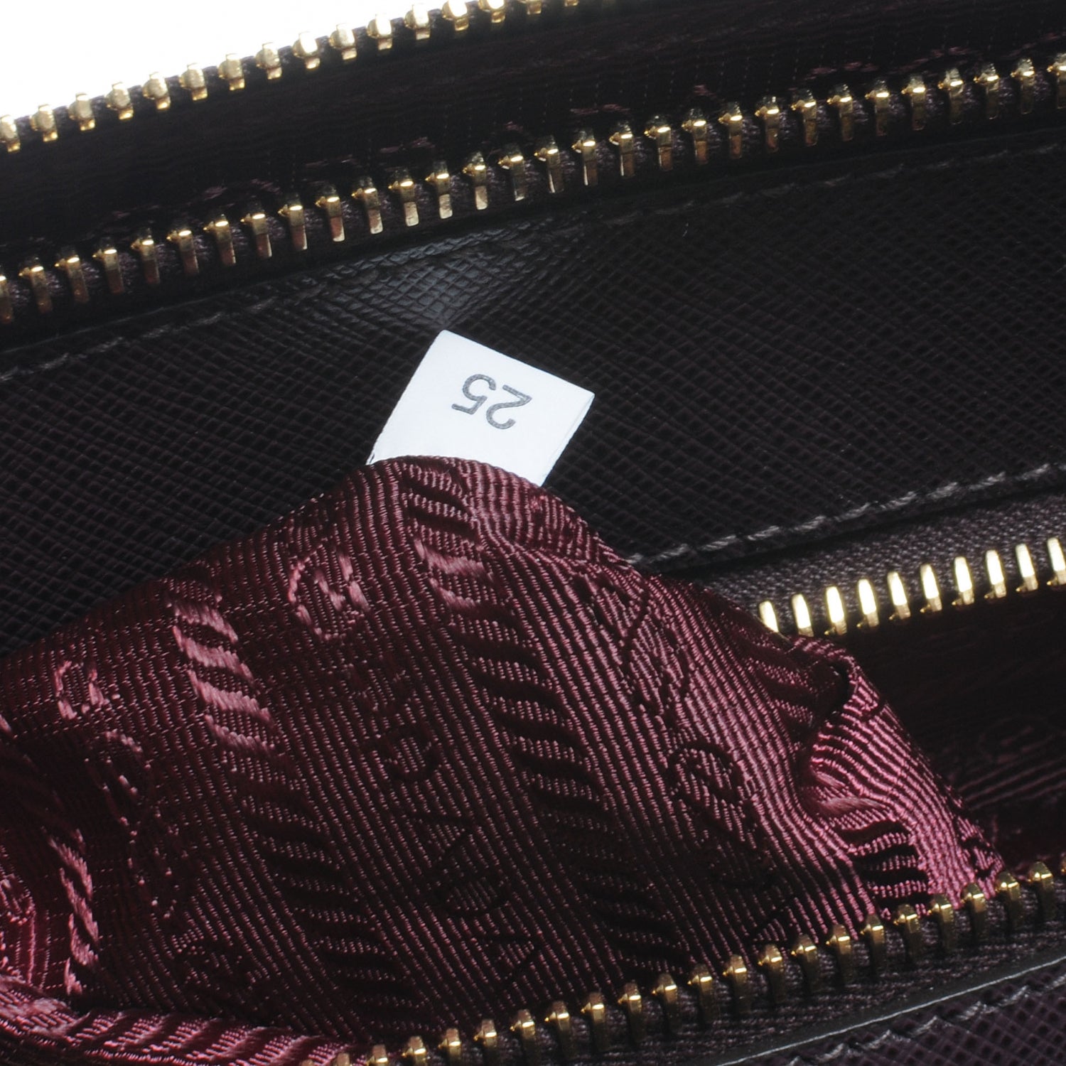 Prada Saffiano Lux Tote Bordeaux 8 of 8