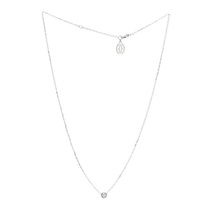 Cartier 18K White Gold Diamond SM D'Amour Pendant Necklace 3 of 7
