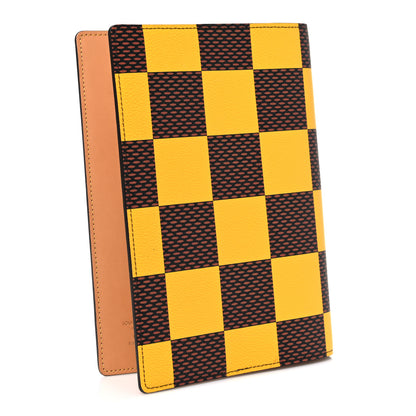 Louis Vuitton Damier Pop Auguste Notebook Cover Yellow 3 of 7