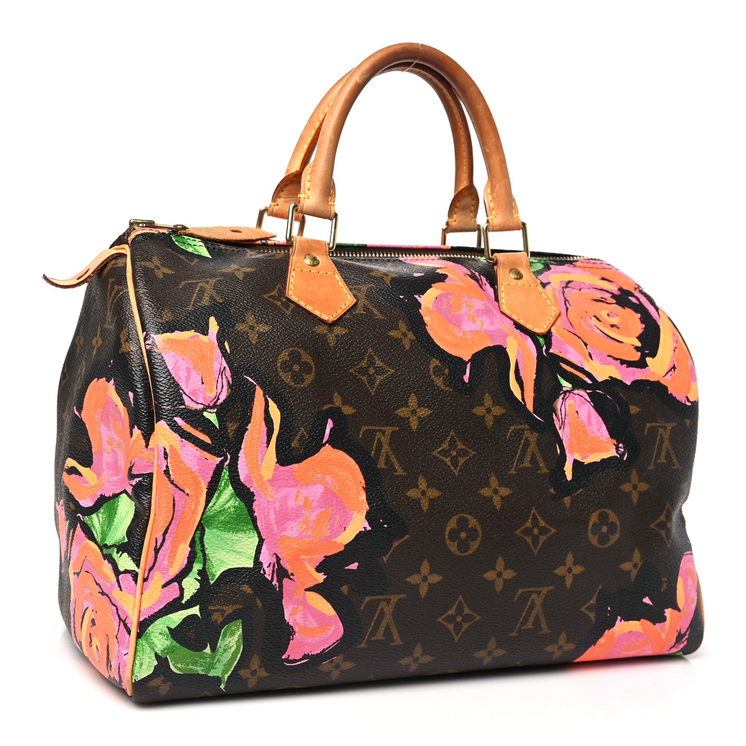 Louis Vuitton Monogram Roses Speedy 30 3 of 11