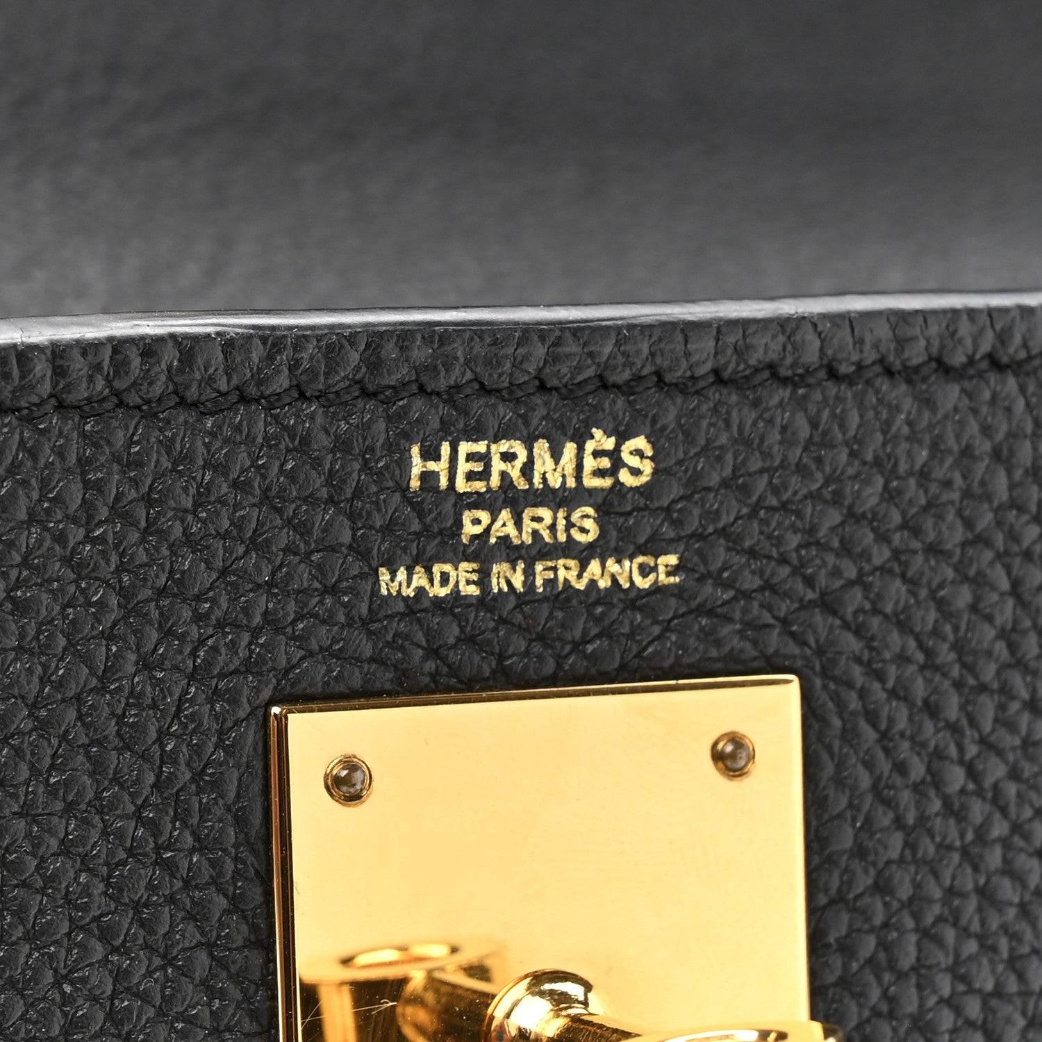 Hermes Togo Kelly Retourne 28 Black 5 of 9