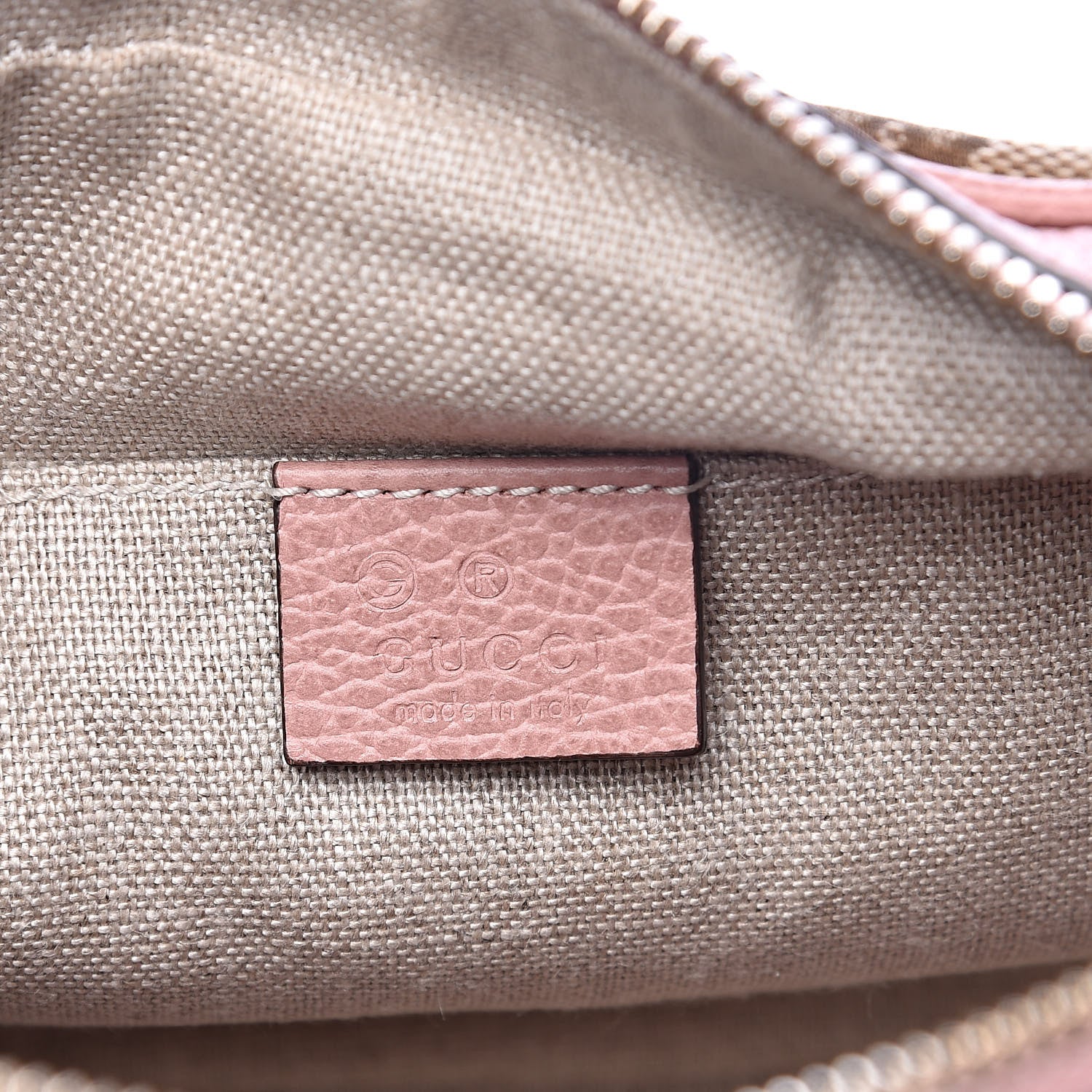 Gucci Monogram Mini Bree Messenger Bag Beige Soft Pink 6 of 9