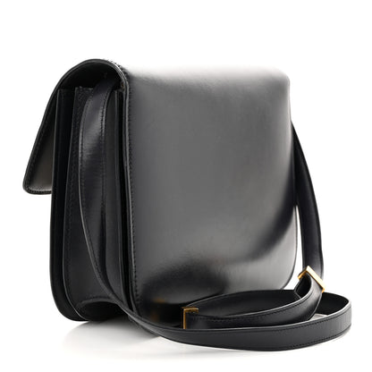 Celine Box Calfskin Medium Classic Box Flap Bag Navy 3 of 12