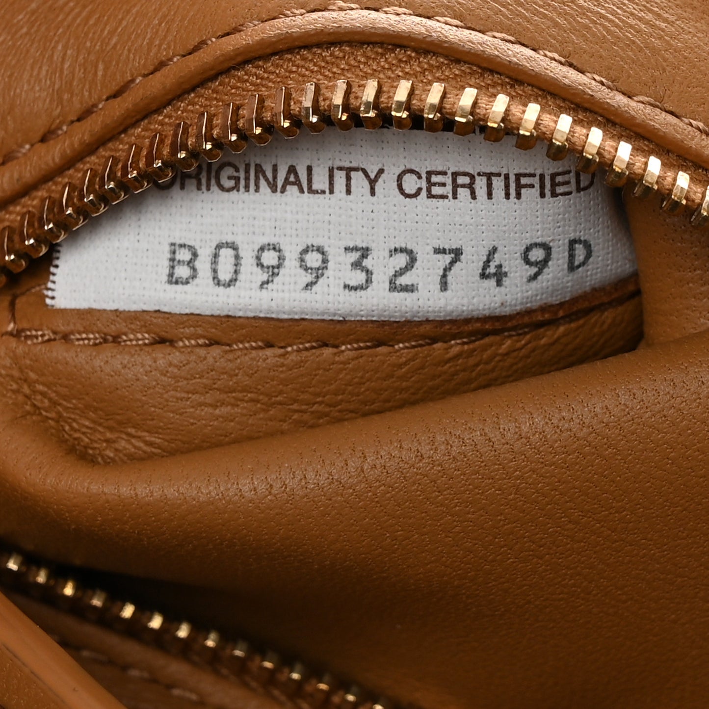 Nappa Maxi Intreccio Padded Cassette Crossbody Bag Caramel