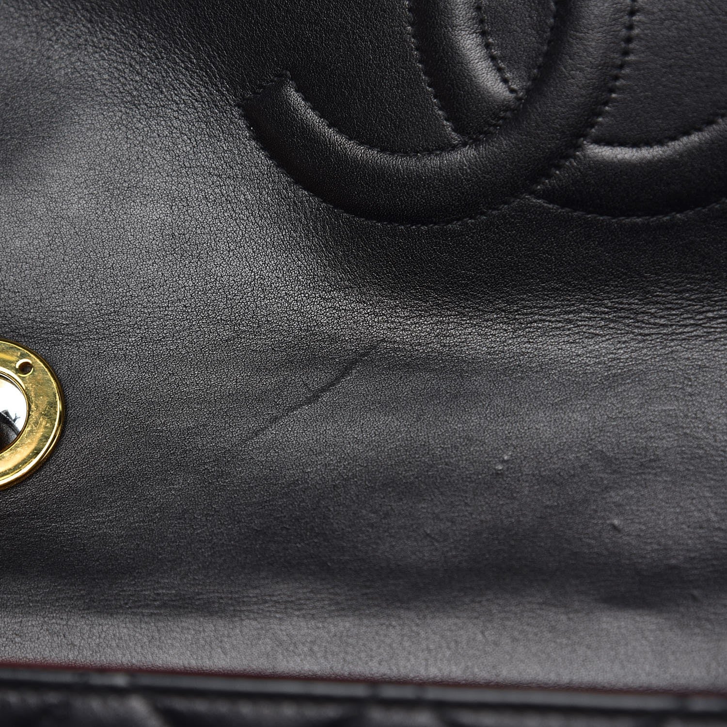 Chanel Lambskin Quilted XL Jumbo Single Flap Black 9 of 12