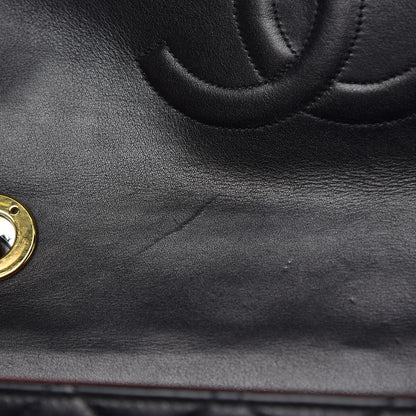 Chanel Lambskin Quilted XL Jumbo Single Flap Black 9 of 12