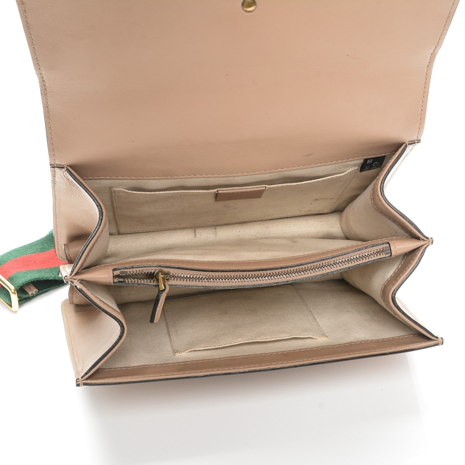Gucci Calfskin Bamboo Web Medium Dionysus Top Handle Bag Camelia Bright Evergreen Hibiscus Red 5 of 16