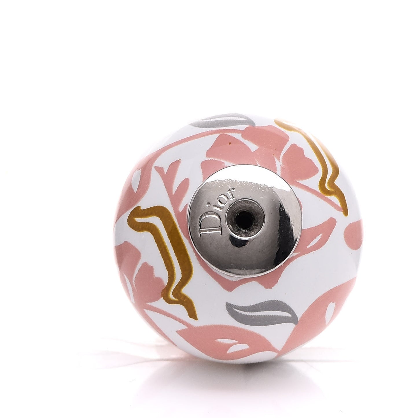 Printed Floral Mise En Dior Tribal Earrings Pink