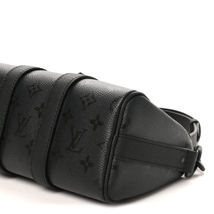 Louis Vuitton Monogram Midnight Keepall Bandouliere 25 Black 8 of 8