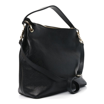 Gucci Pebbled Calfskin Large Soho Hobo Black 3 of 10