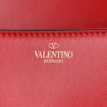 Valentino Garavani Calfskin Small Vlogo Chain Shoulder Bag Rosso Valentino 5 of 11