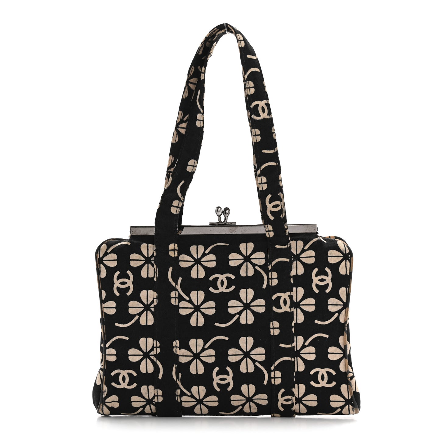 Canvas CC Clover Clutch Black