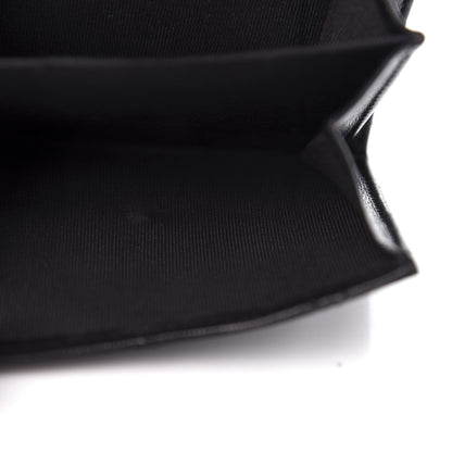 Chanel Lambskin Quilted Double Sided Wallet Black 6 of 14