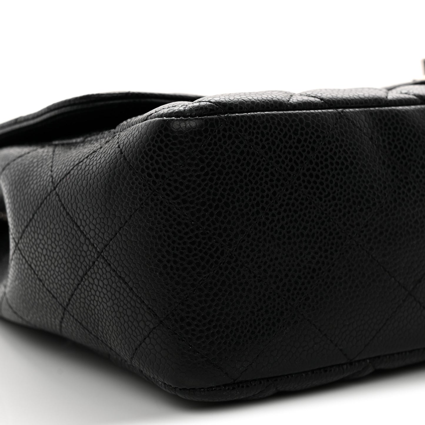 Caviar Quilted Jumbo Single Flap Black