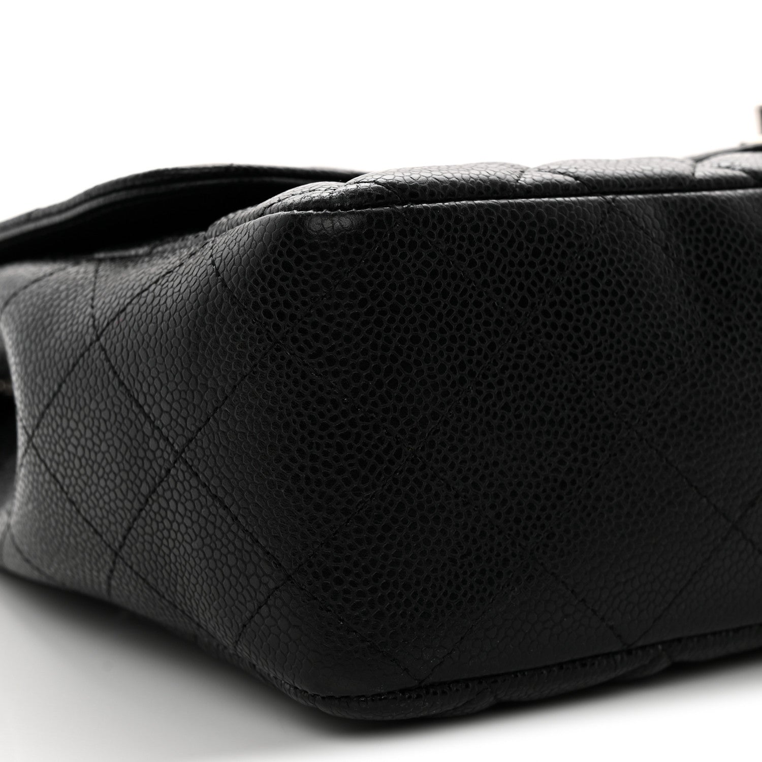 Chanel Caviar Quilted Jumbo Single Flap Black 9 of 12