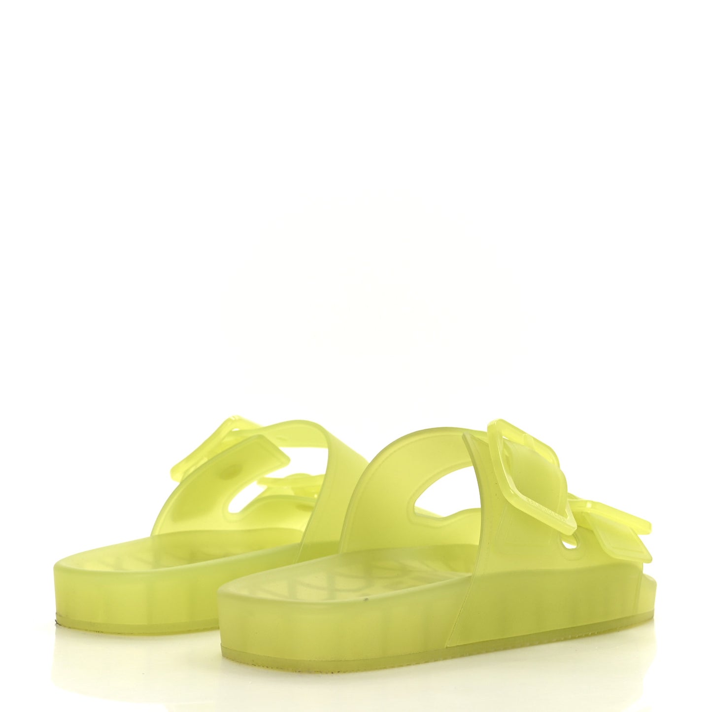 Technical Polyurethane Mallorca Slide Sandals 35 Fluo Yellow