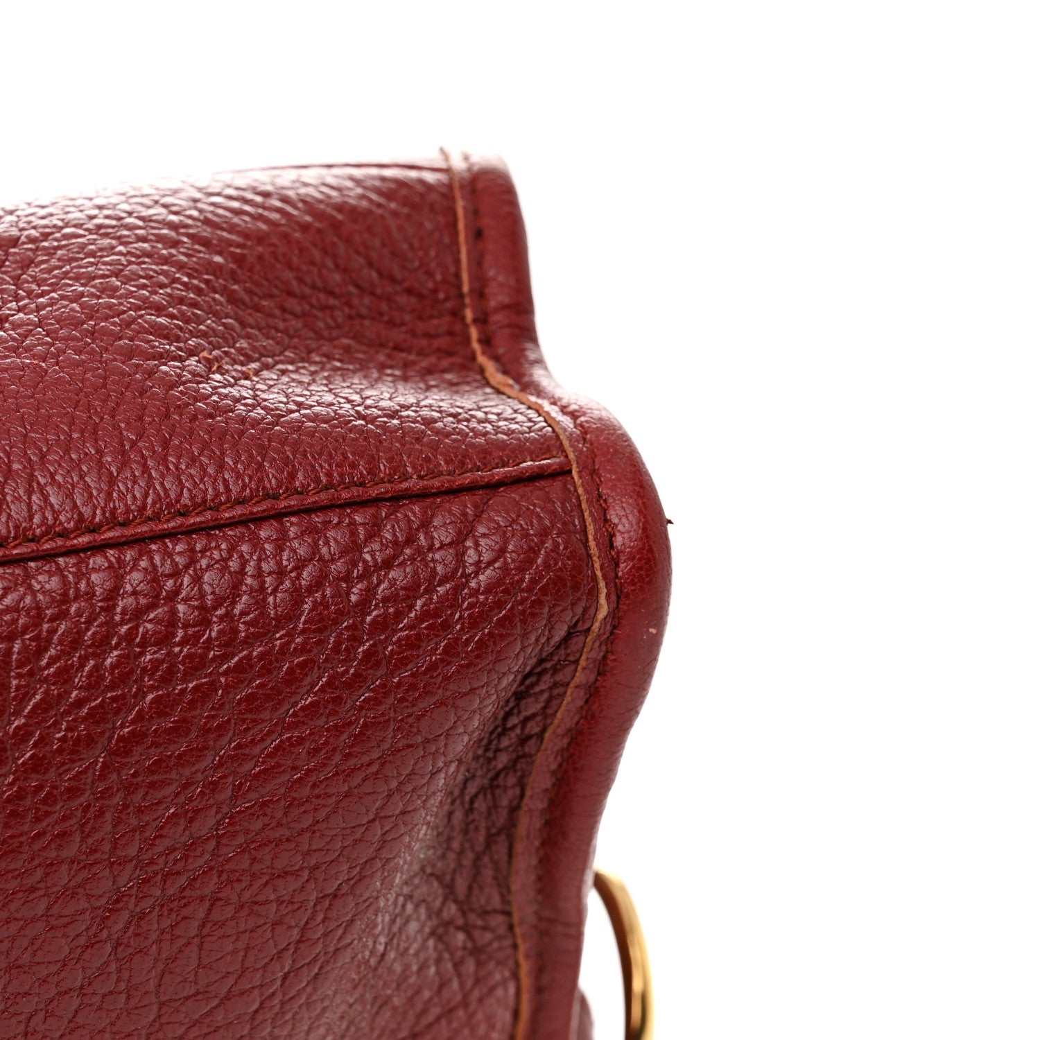Balenciaga Chevre Gold Metallic Edge Hardware Mini City Rouge Brique Rouge Grenade 12 of 12