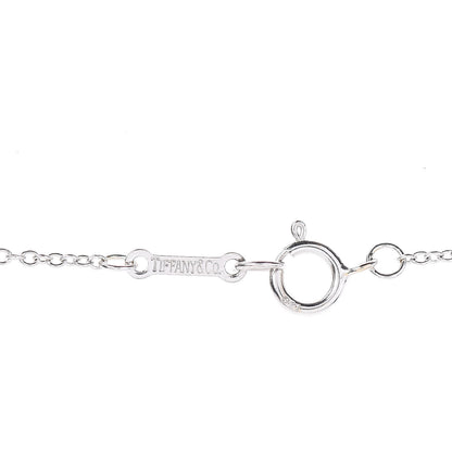 Tiffany 18K White Gold Diamond Paloma Picasso Double Loving Heart Necklace 4 of 6