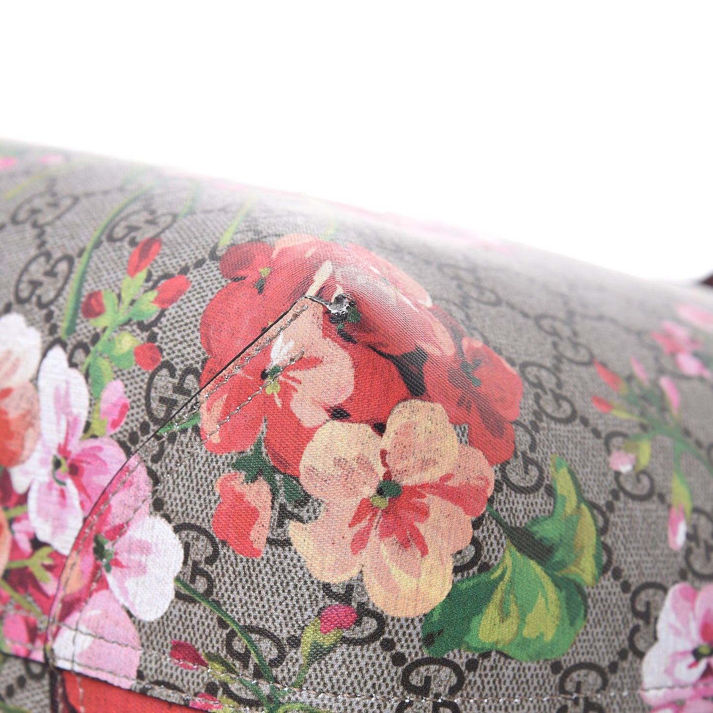 GG Supreme Monogram Blooms Large Reversible Tote Beige Multicolor Dry Rose