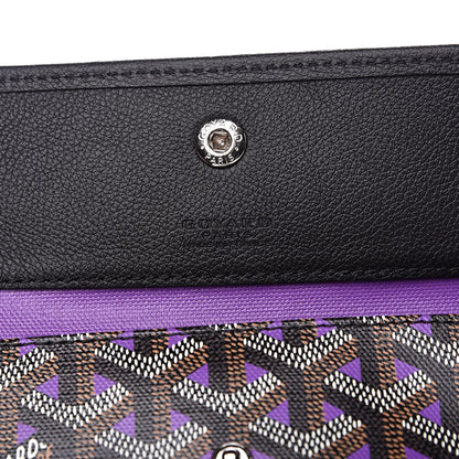 Goyard Goyardine Saint Louis Claire Voie PM Black Violet 6 of 9