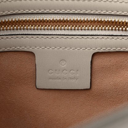 Gucci Boarded Dyana Lux Calfskin Small Jackie 1961 Hobo Mystic White 6 of 9