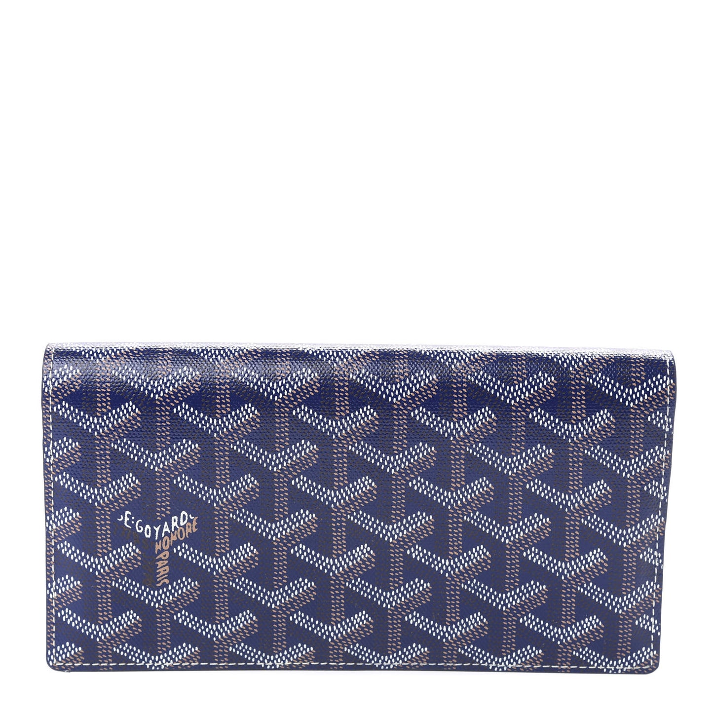 Goyardine Richelieu Wallet Navy
