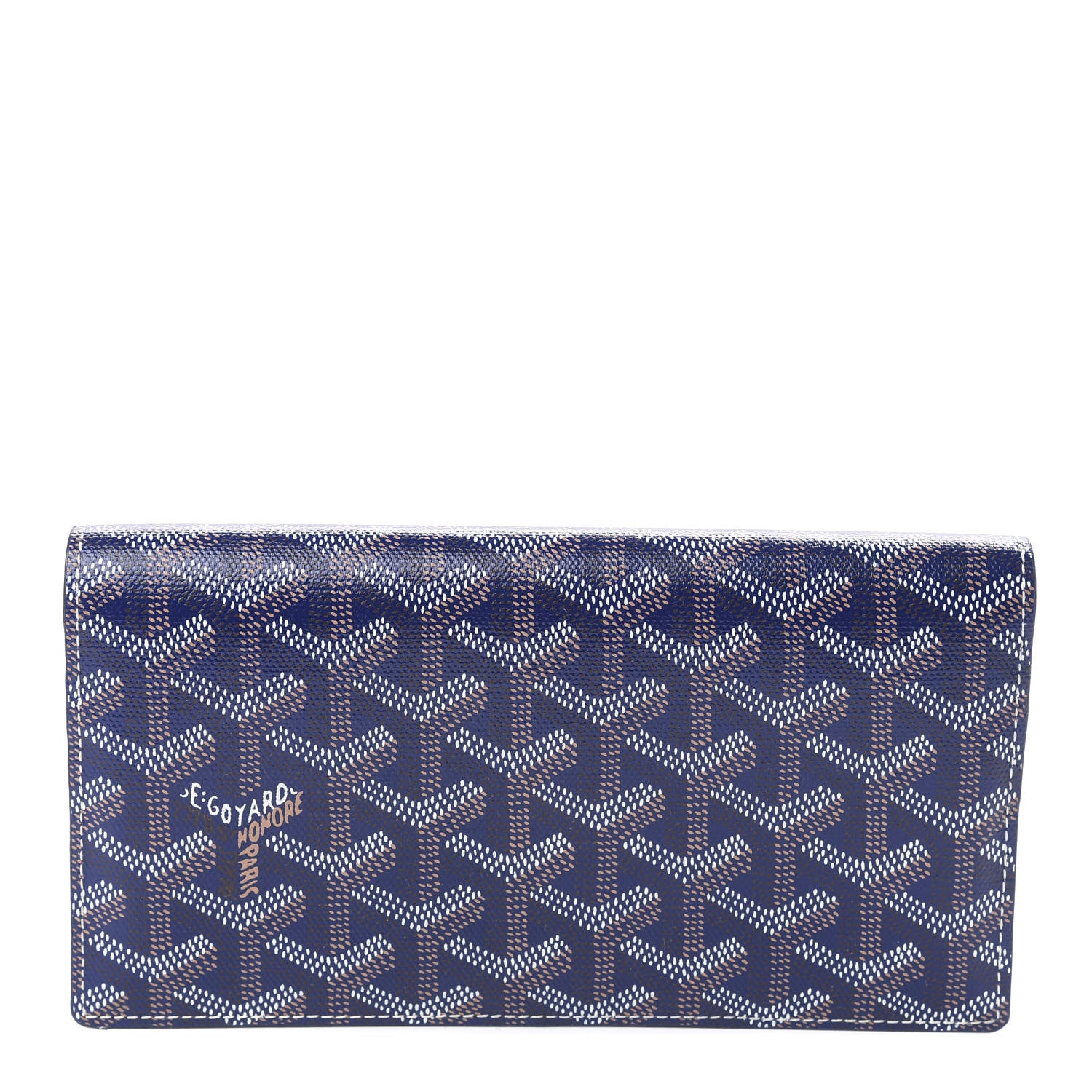 Goyard Goyardine Richelieu Wallet Navy 1 of 7