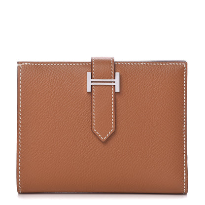 Hermes Epsom Bearn Compact Wallet Gold 1 of 7
