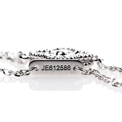 Van Cleef & Arpels 18K White Gold Diamond Sweet Alhambra Bracelet 5 of 6