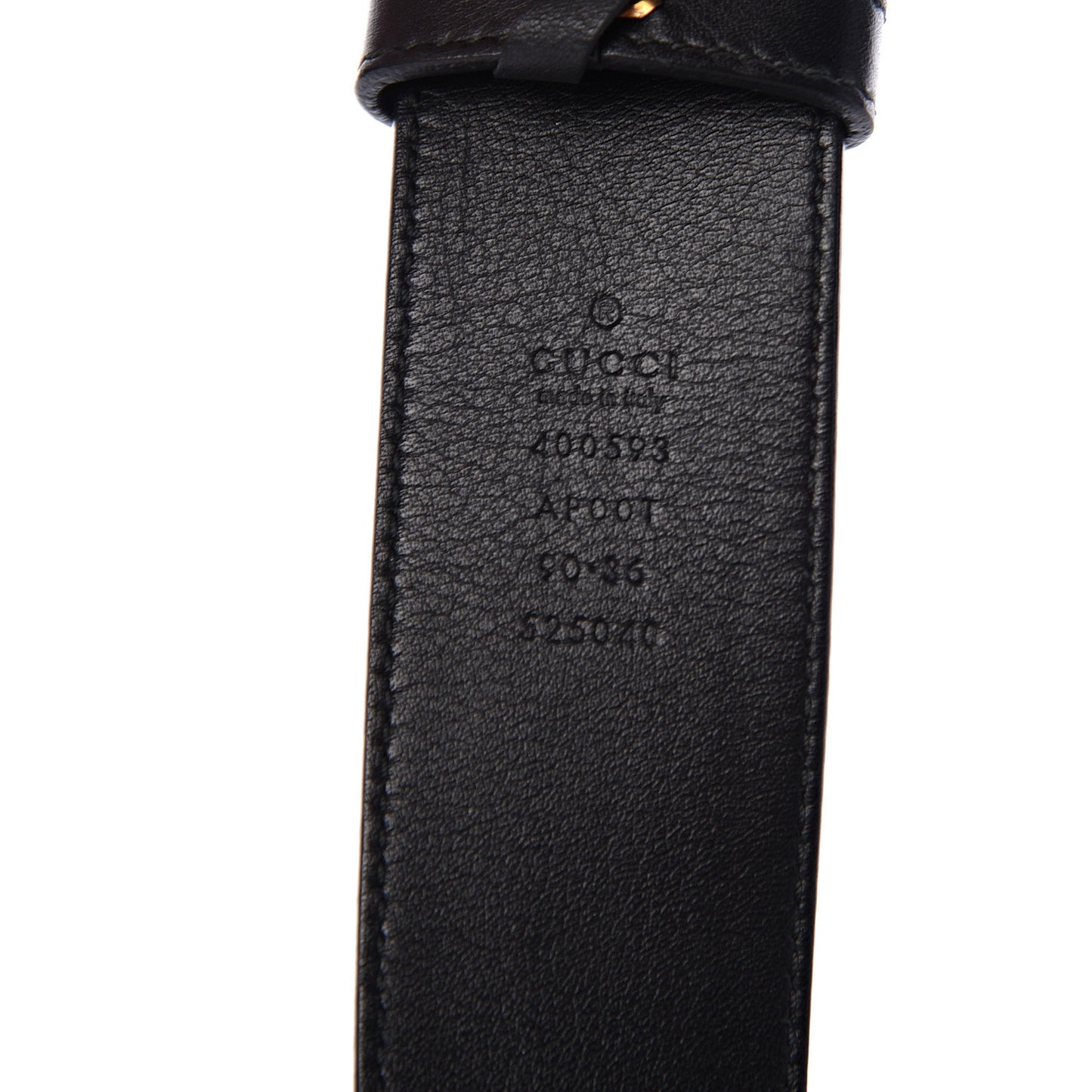 Calfskin Double G 40mm Belt 90 36 Black